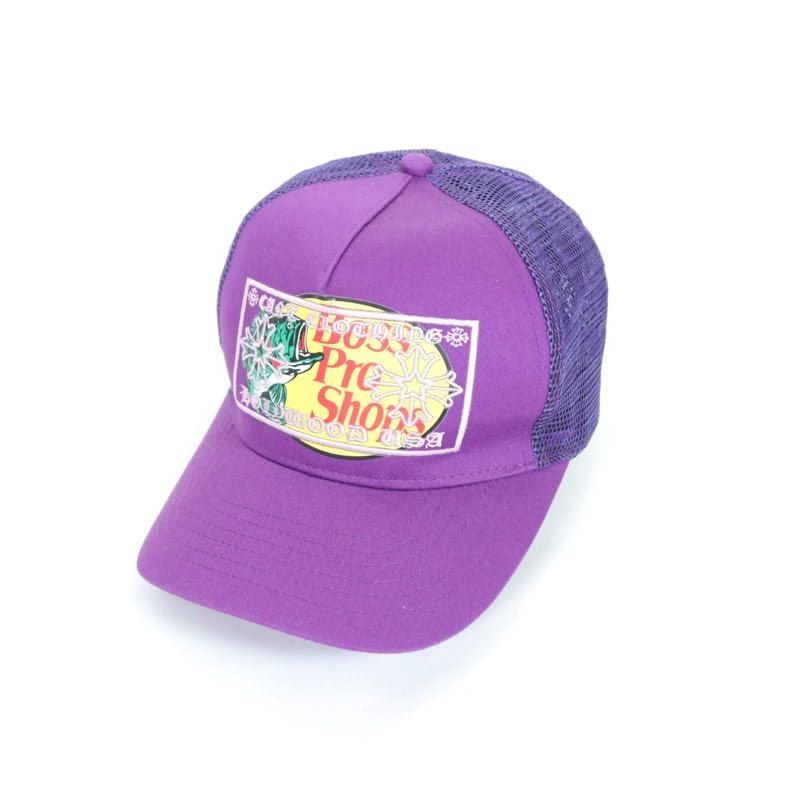 【中古A】メンズ Can't Clothing キャントクロージング メッシュキャップ バスプロショップ オマージュ パロディ パープル