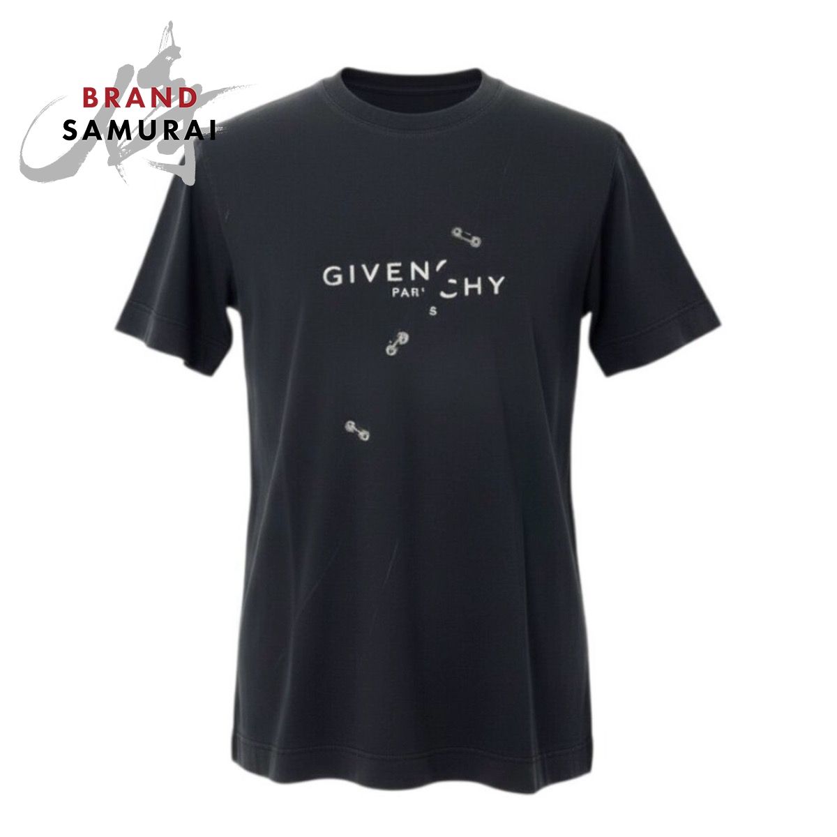 Givenchy ジバンシー ブランドロゴプリント トップス コットン 半袖Ｔシャツ メンズ A3-00148【中古】