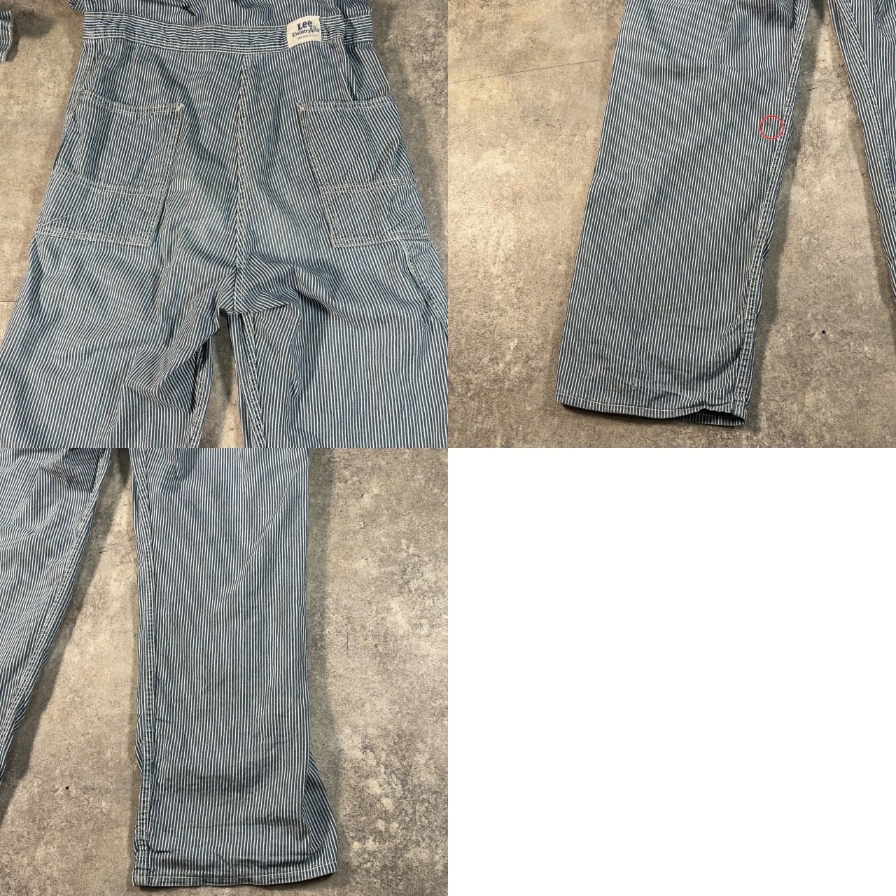 Lee リー UNION-ALLS ヒッコリーオールインワン USA製 36 ツナギ