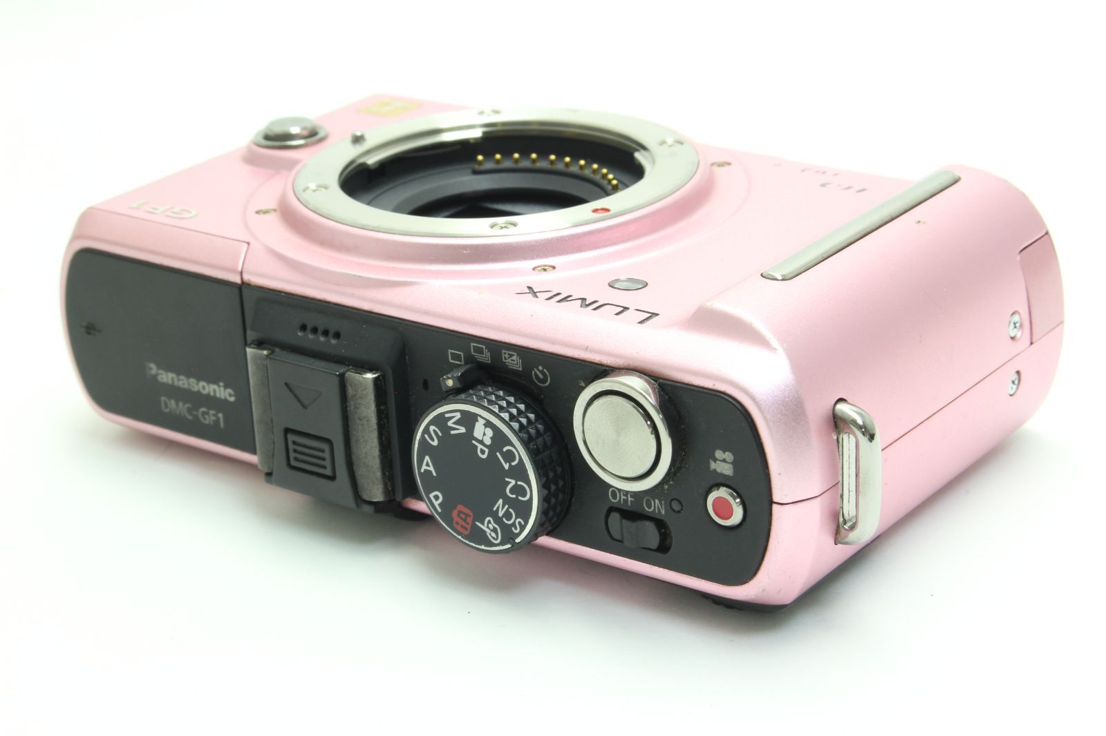 B+ (並品) Panasonic パナソニック LUMIX DMC-GF1 ボディ ピンク 初期