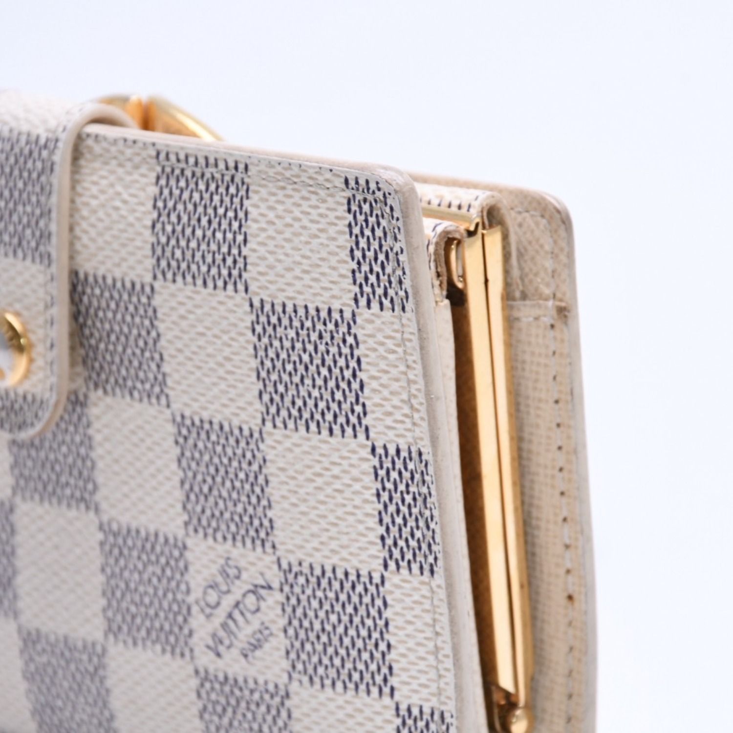 LOUIS VUITTON ルイヴィトン 2つ折り財布 ダミエ・アズール