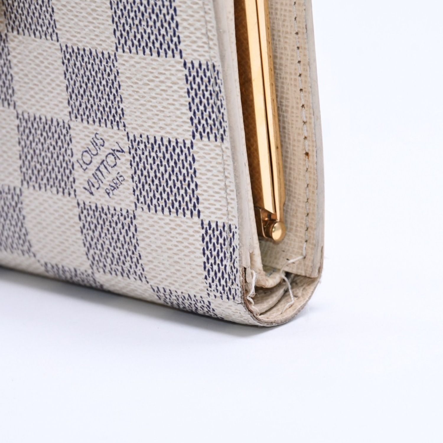 LOUIS VUITTON ルイヴィトン 2つ折り財布 ダミエ・アズール