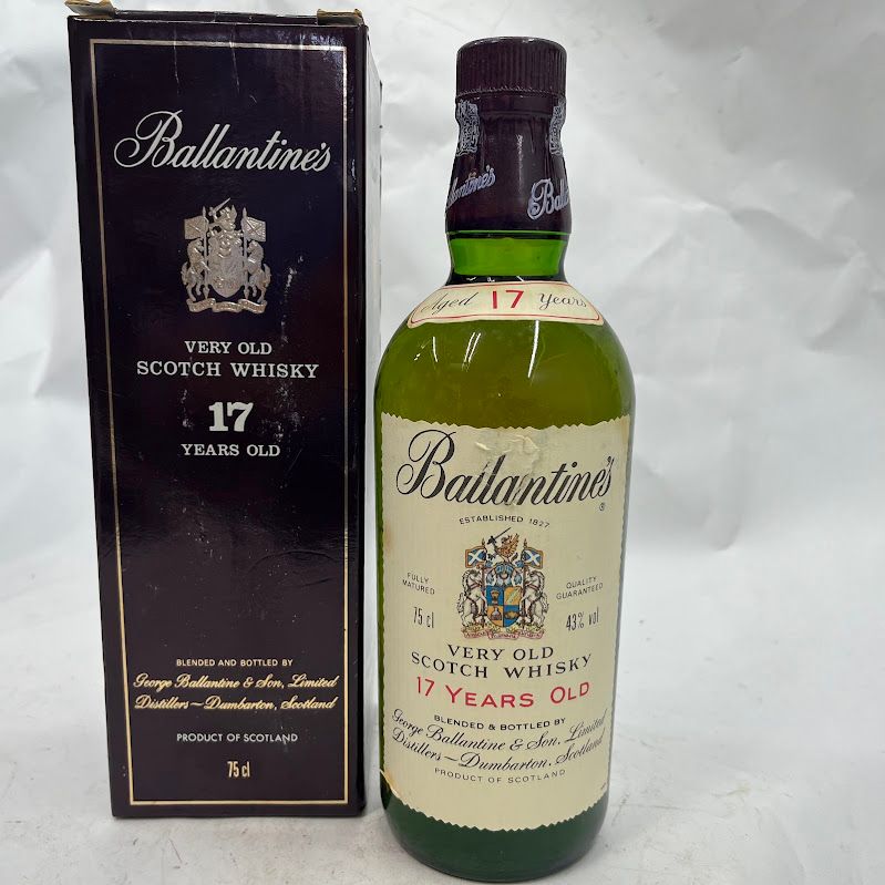 【未成年の飲酒は法律で禁じられています】バランタイン17年　43度　750ml ベリーオールド　スコッチウイスキー 6,466円