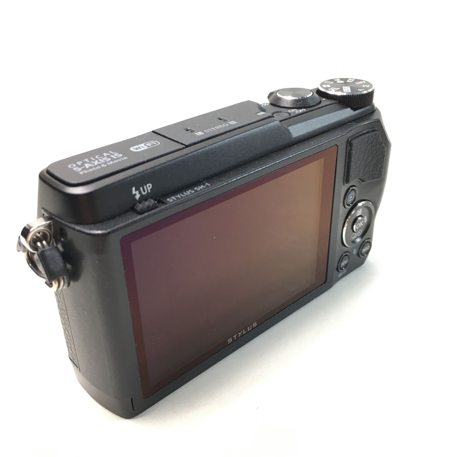元箱付】OLYMPUS デジタルカメラ STYLUS SH-1 1600万画素 (ブラック