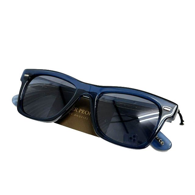 オリバーピープルズ OLIVER PEOPLES OLIVER SUN オリバーサン ウェリントン サングラス OV5393SU 51□19 145 青ブルー ブランド古着ベクトル 中古▲■260711