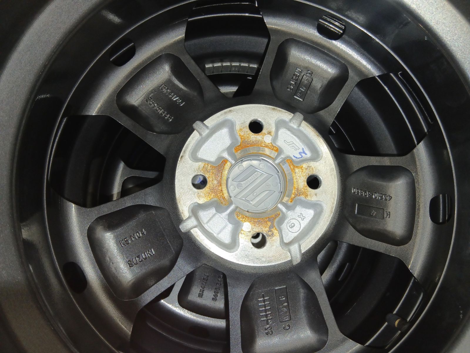 ☆ﾊｽﾗｰ純正ﾀｲﾔﾎｲｰﾙｾｯﾄ ﾀﾞﾝﾛｯﾌﾟEC300+ 165/60R15 2023年製 中古ｾｯﾄ オク 