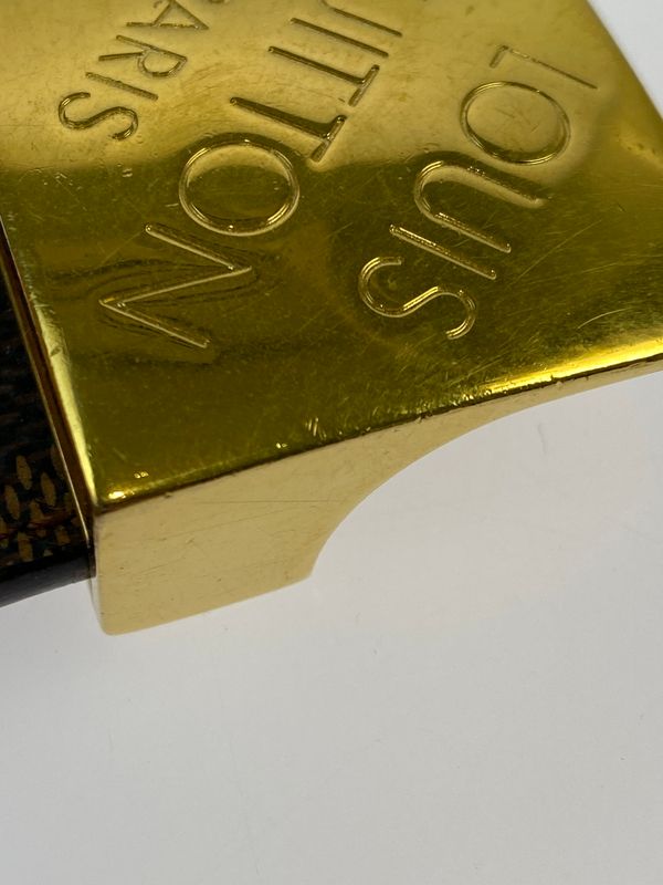 【中古品】 LOUIS VUITTON ルイ・ヴィトン M6944V ダミエ サンチュール LV パリ ベルト 小物 【179-260711-AS-52-min】