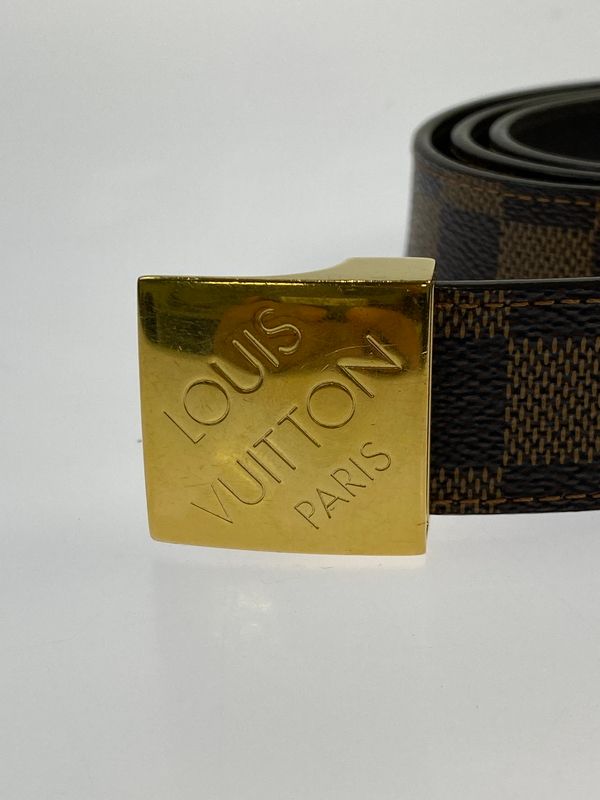 【中古品】 LOUIS VUITTON ルイ・ヴィトン M6944V ダミエ サンチュール LV パリ ベルト 小物 【179-260711-AS-52-min】