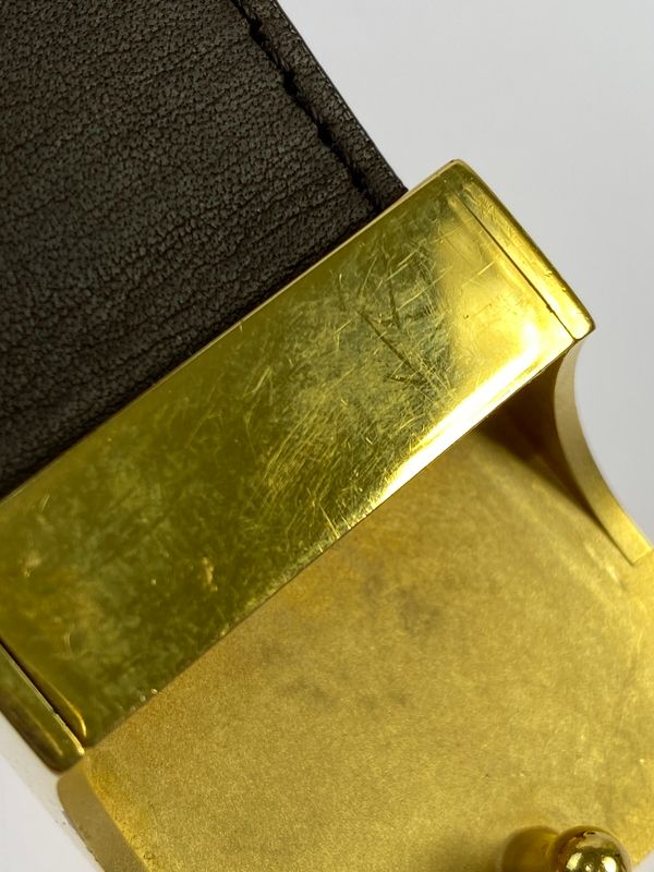 【中古品】 LOUIS VUITTON ルイ・ヴィトン M6944V ダミエ サンチュール LV パリ ベルト 小物 【179-260711-AS-52-min】