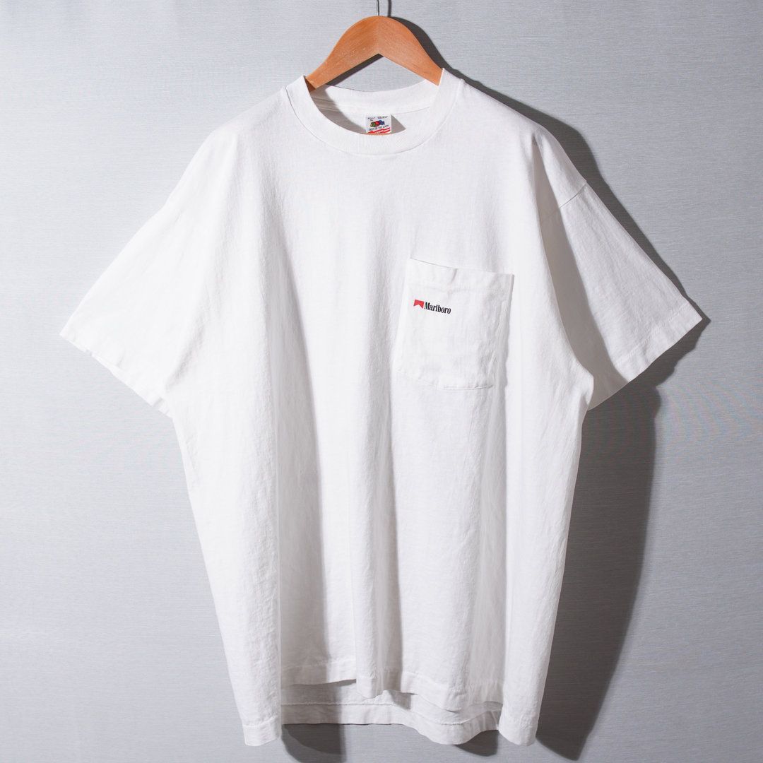 デッドストック】 90s USA製 マルボロ Marlboro Tシャツ XL ホワイト