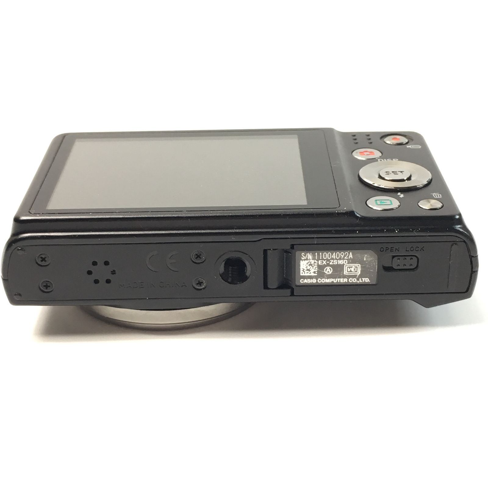 CASIO カシオ EXILIM 1610万画素 12.5倍 ブラック EX-ZS160BK - メルカリ