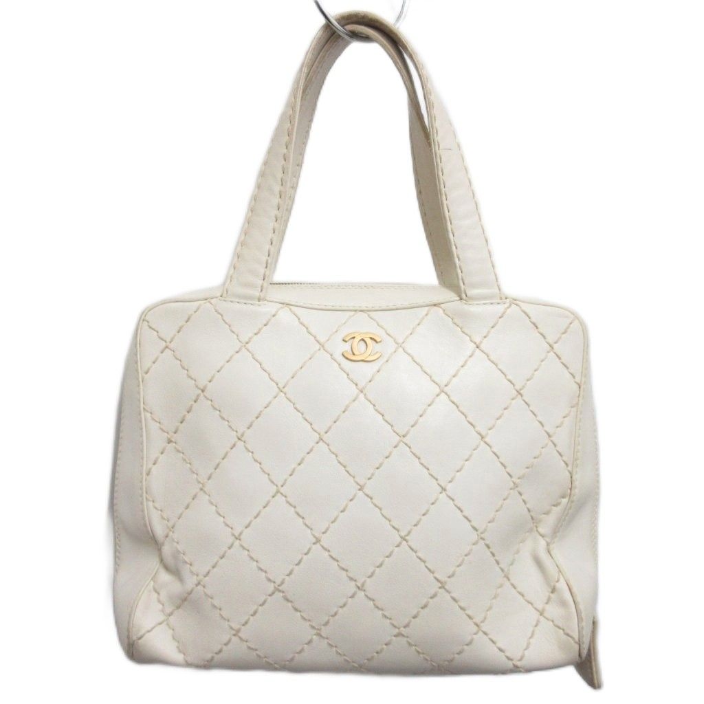 シャネル CHANEL ココマーク ワイルドステッチ トートバッグ