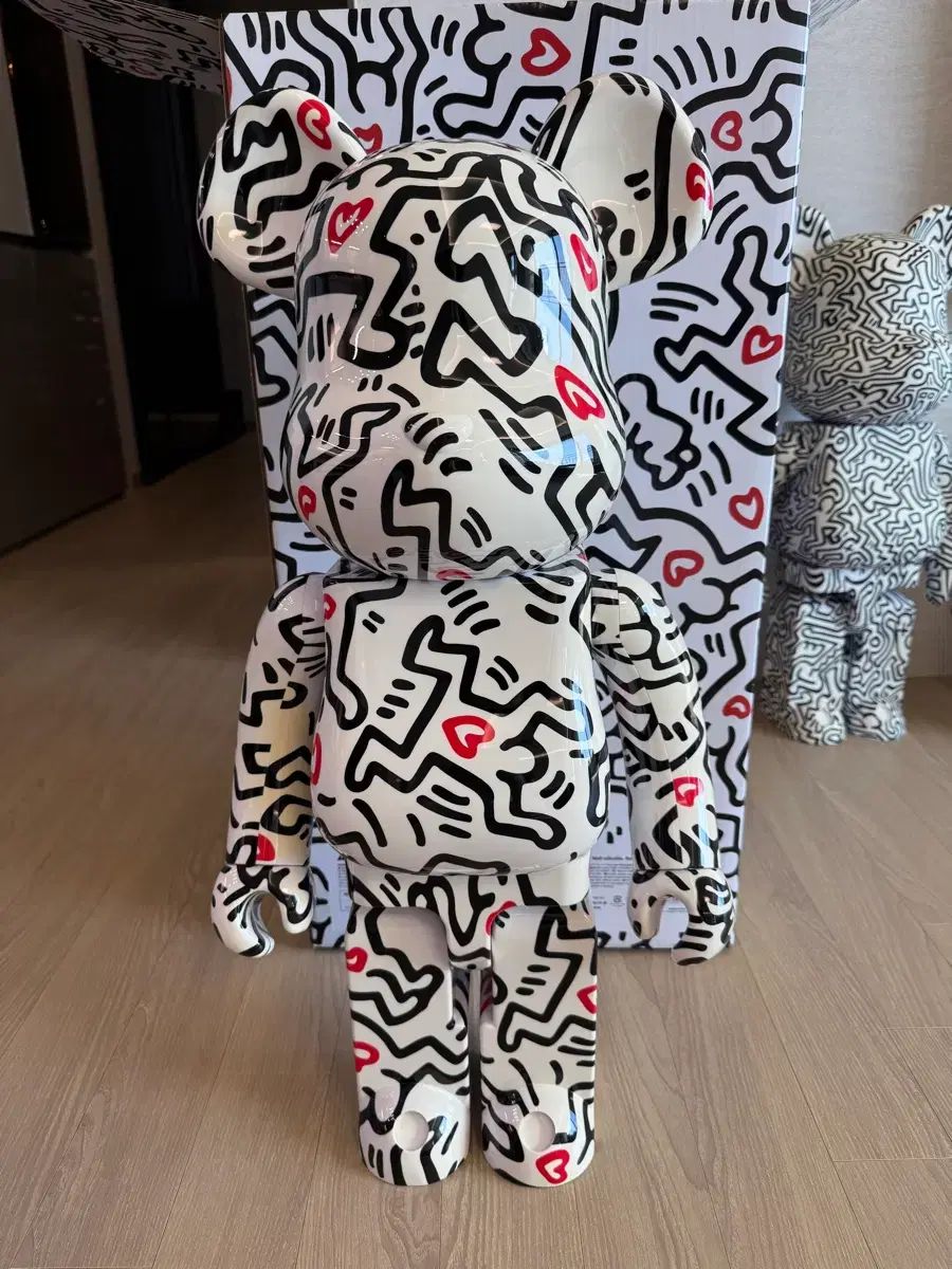 正規品 BE@RBRICK(ベアブリック) KITH(キス) ヘリング 1000% アートトイ