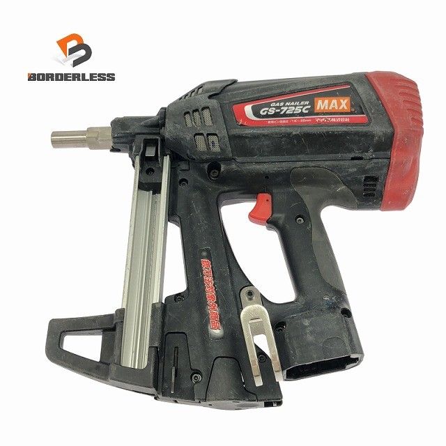 ☆中古品☆MAX マックス ガスネイラ GS-725C 本体のみ ガス銃 鋲打ち機 ピン打機 電動工具 ガス式工具131366