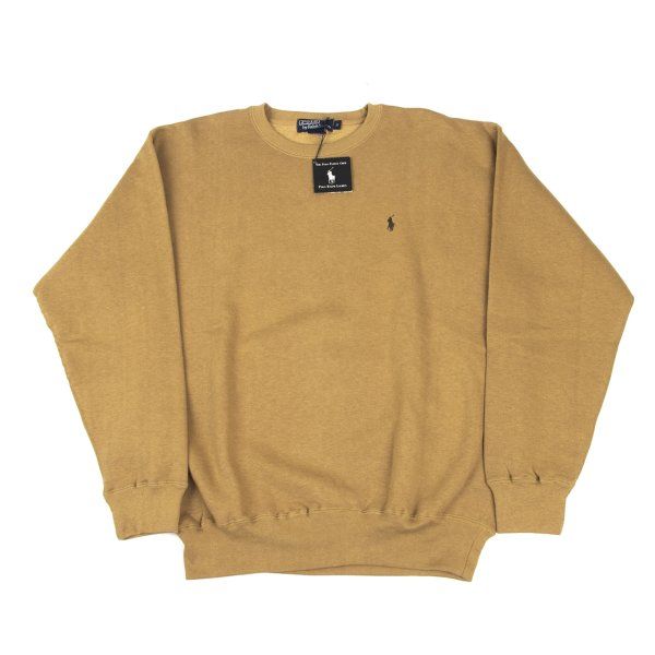 ポロbyラルフローレンPOLO by Ralph Lauren コットンポニー刺繍裏起毛スウェット ベージュS