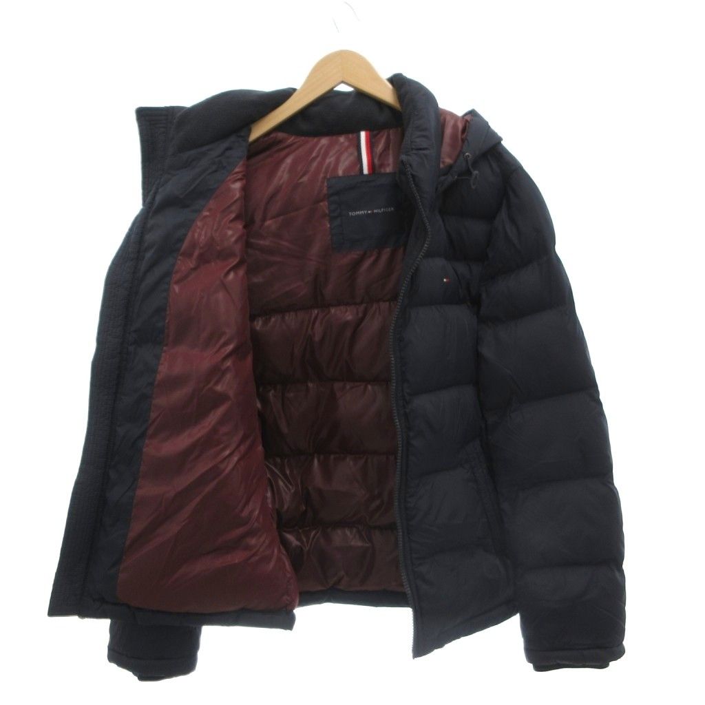 トミーヒルフィガー 美品 パテッドジャケット フーデッド ハイネック トミーヒルフィガー TOMMY HILFIGER 美品 パテッドジャケット