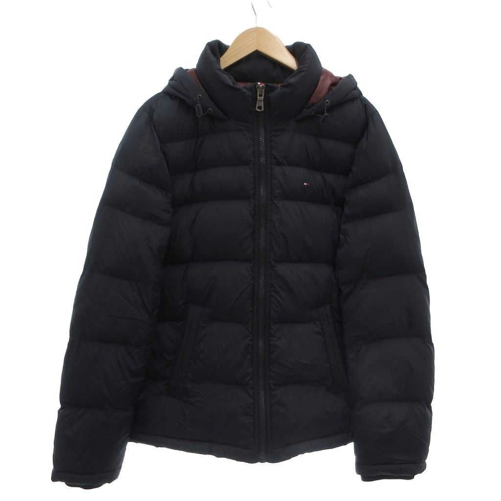 トミーヒルフィガー 美品 パテッドジャケット フーデッド ハイネック トミーヒルフィガー TOMMY HILFIGER 美品 パテッドジャケット