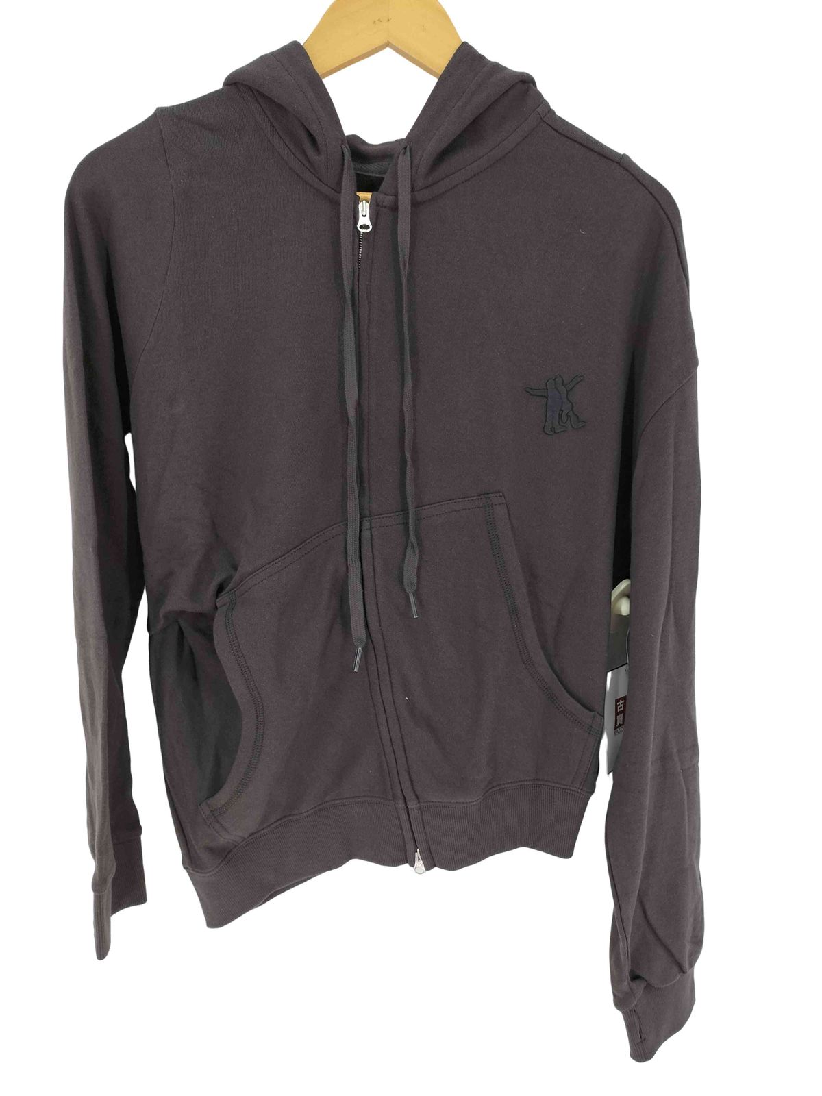 オープンワイワイ OPEN YY SLANT ZIP HOODIE レディース import：M