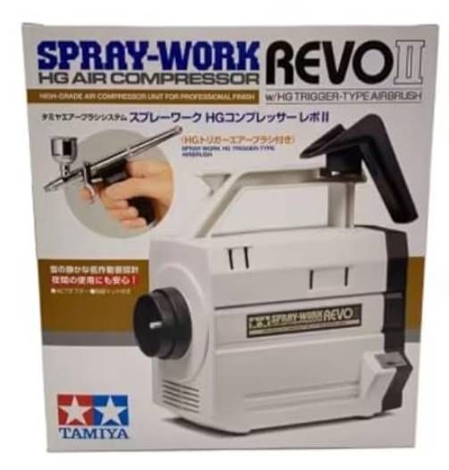【新品未使用】【送料無料】タミヤ(TAMIYA) エアーブラシシステム No.43 スプレーワーク HG コンプレッサー レボ II