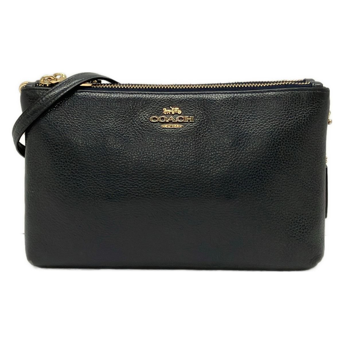 COACH(コーチ) ショルダーバッグ ペブルド レザー レイラ クロス