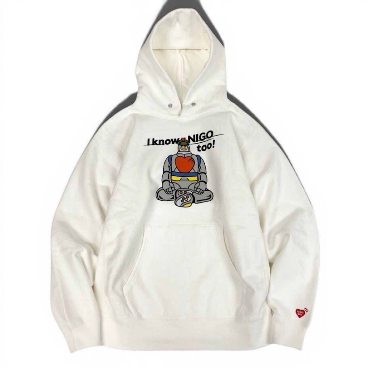 HUMAN MADE ヒューマンメード I KNOW NIGO TOO スウェットフーディー