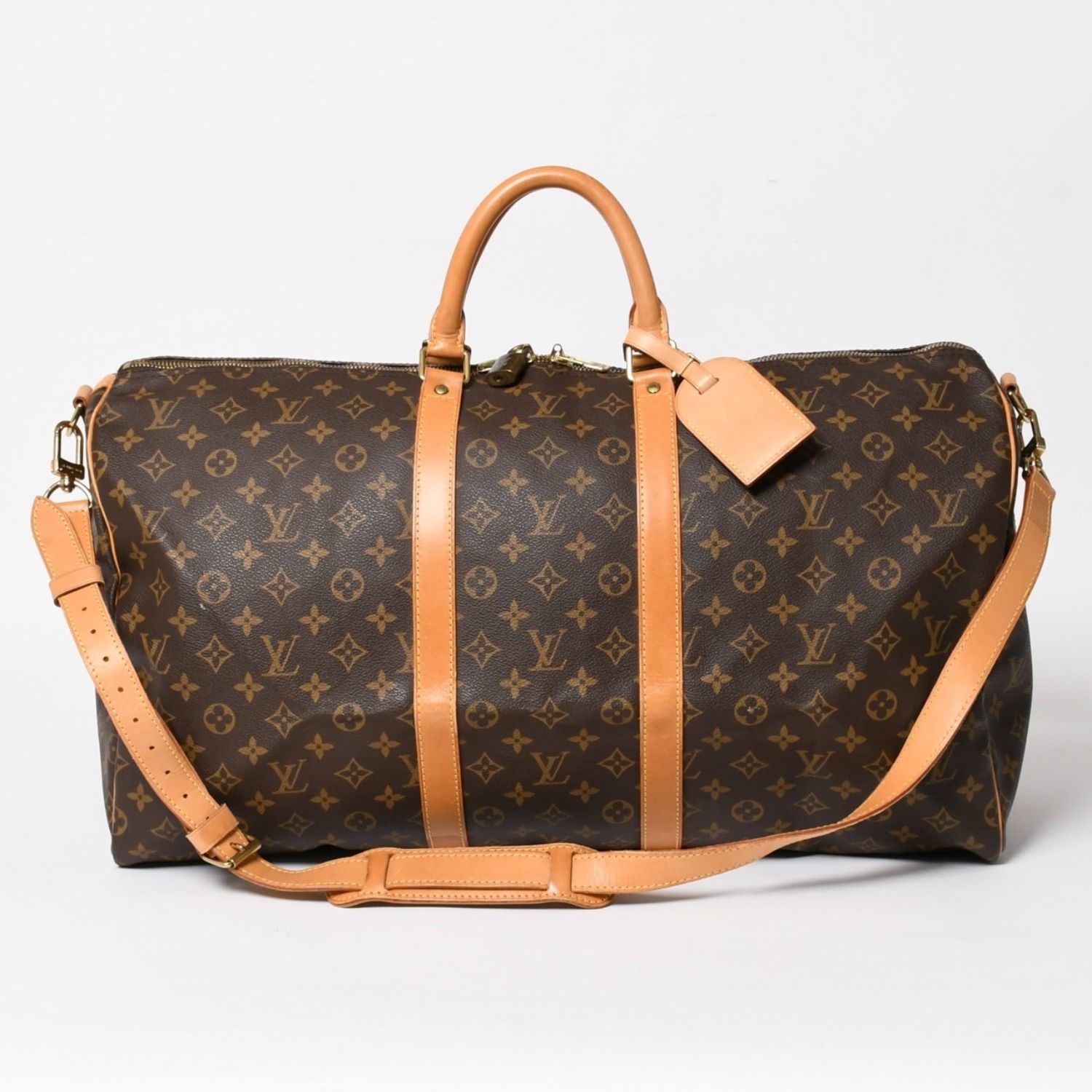 LOUIS VUITTON ルイヴィトン モノグラム キーポルバンドリエール55