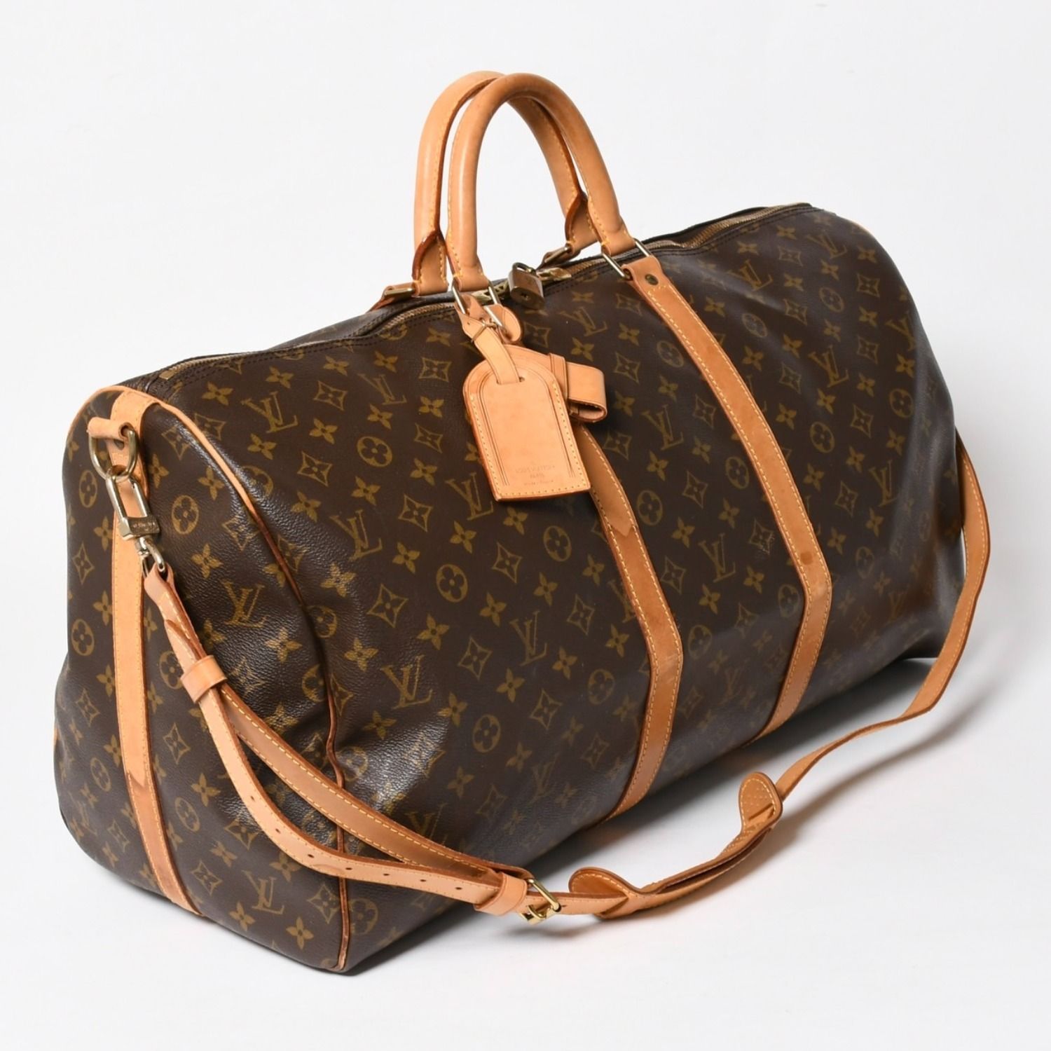 LOUIS VUITTON ルイヴィトン モノグラム キーポルバンドリエール55