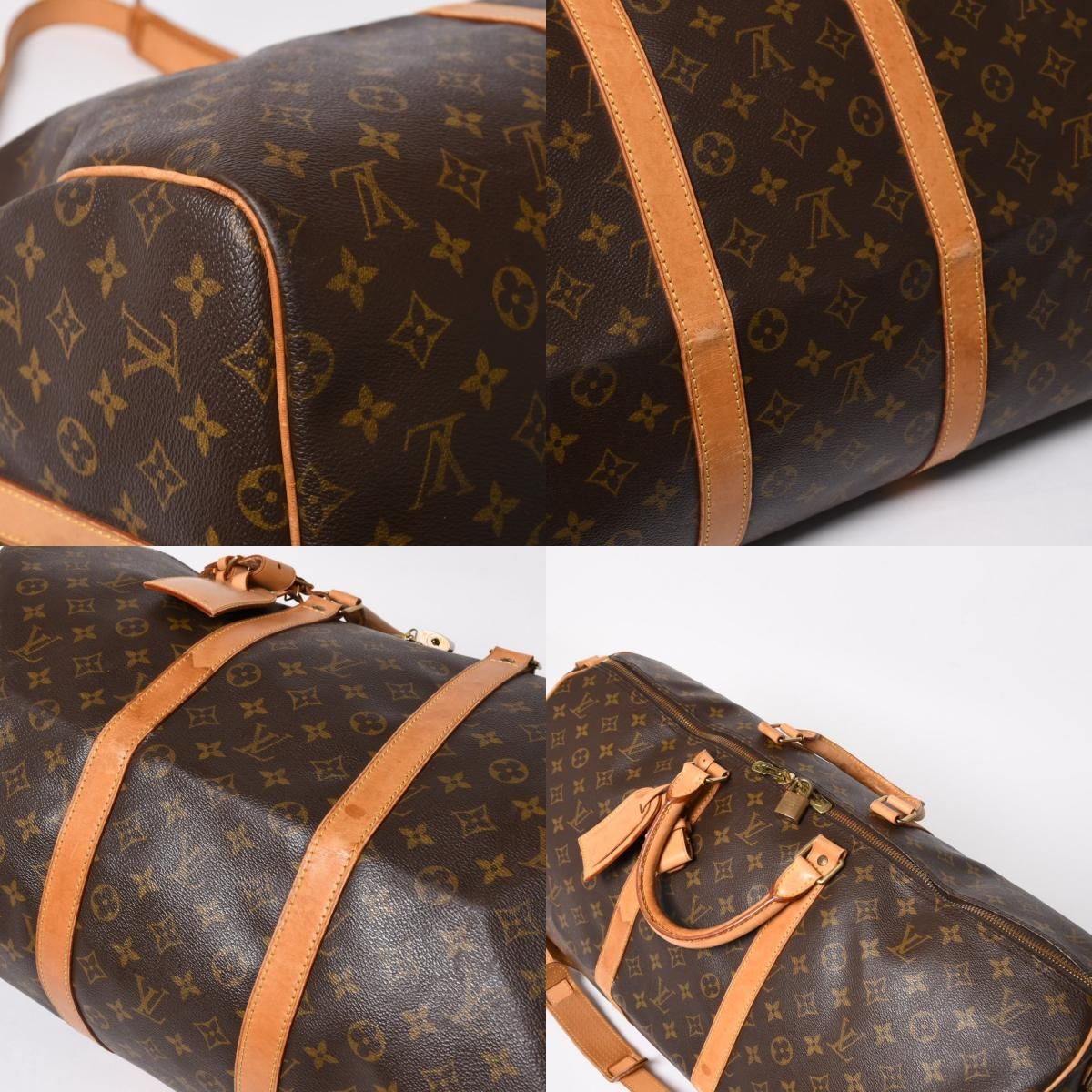 LOUIS VUITTON ルイヴィトン モノグラム キーポルバンドリエール55