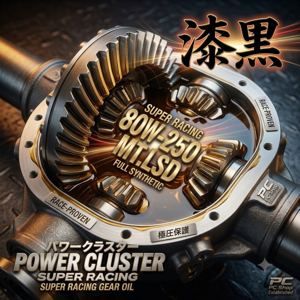 パワークラスター 漆黒･スーパーレーシング GEAR OIL 80w-250 MT,LSD【小分け 2L】詰め替え品