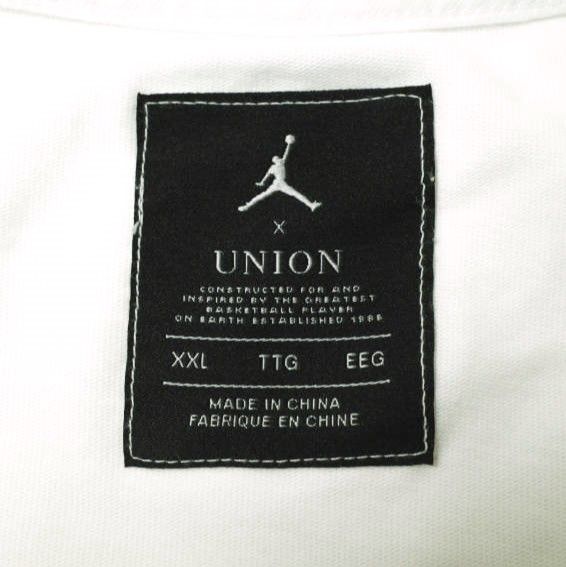 NIKE JORDAN x UNION ナイキ ジョーダン ユニオン 別注 2.0 MJ AIR SS 