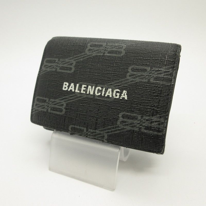 【姫路東店】 中古 BALENCIAGA | バレンシアガ コンパクトウォレットCASH 594312 【125】