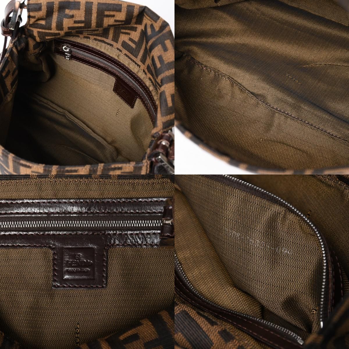 FENDI フェンディ ズッカ柄 マンマバケット ショルダーバッグ 26325