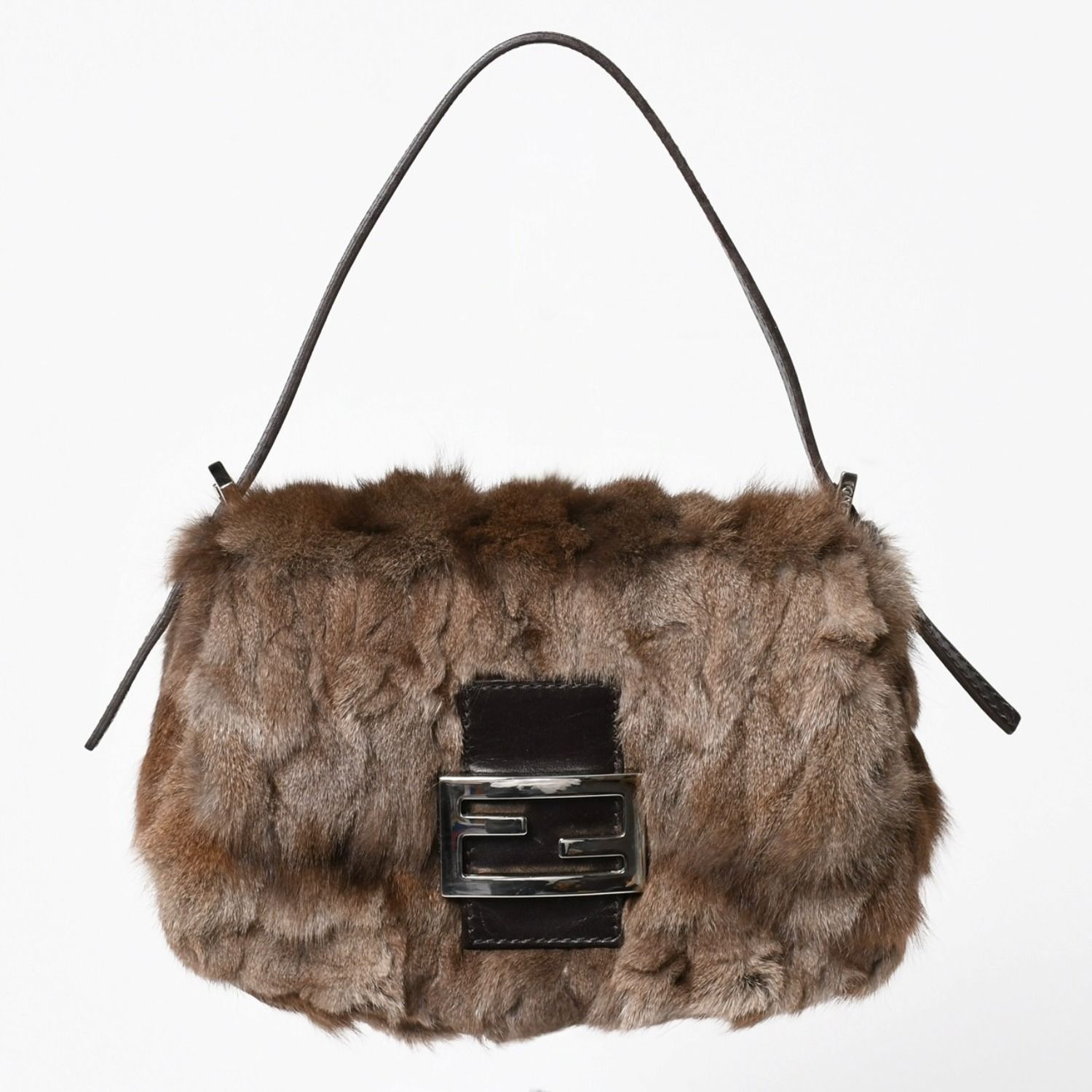 FENDI フェンディ バッグ マンマバケット ファー 美品 フェンディ