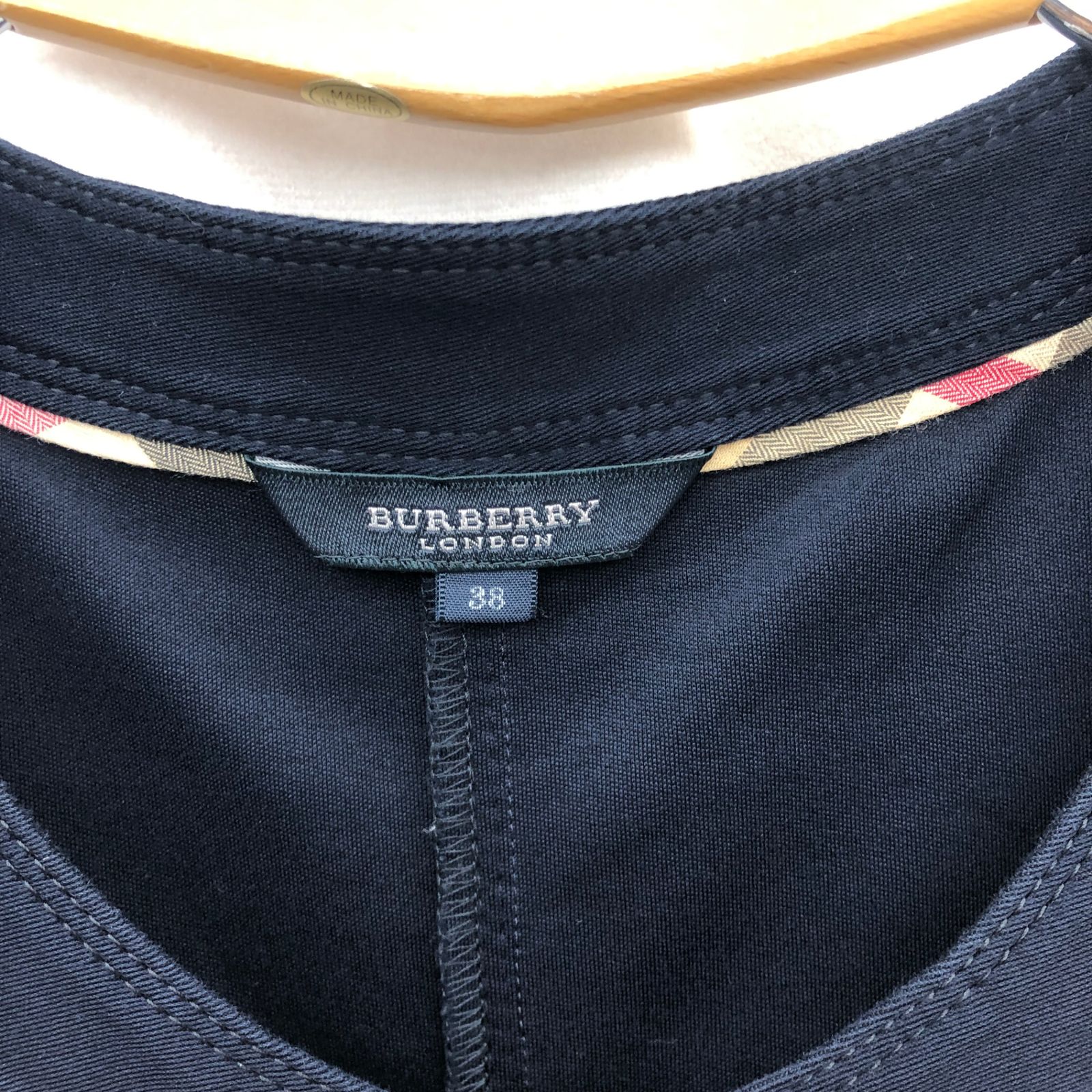 BURBERRY LONDON バーバリーロンドン ワンピース ネイビー レディース_