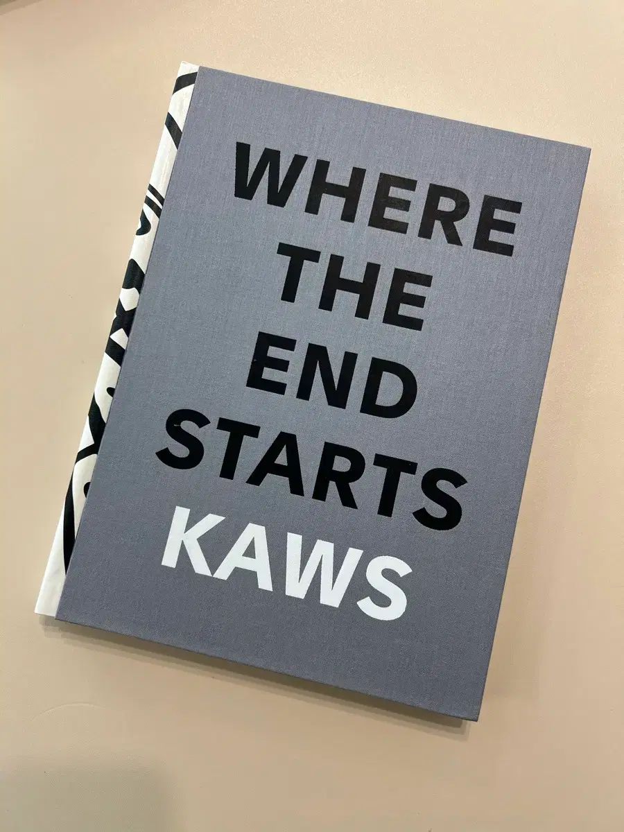 カウズ kaws アートブック WHERE THE END STARTS
