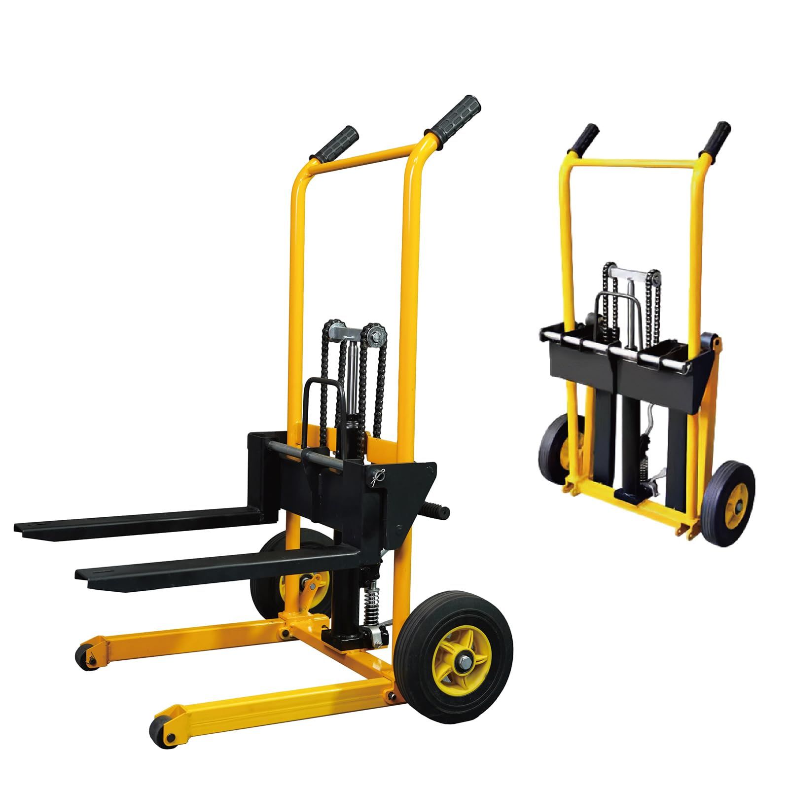 【日本企業】 SKK ハンドリフト フォークリフト 200kg 昇降 80mm-920mm フォーク長さ 540mm 幅 180-530mm ハイタイプ ハンドパレットJu