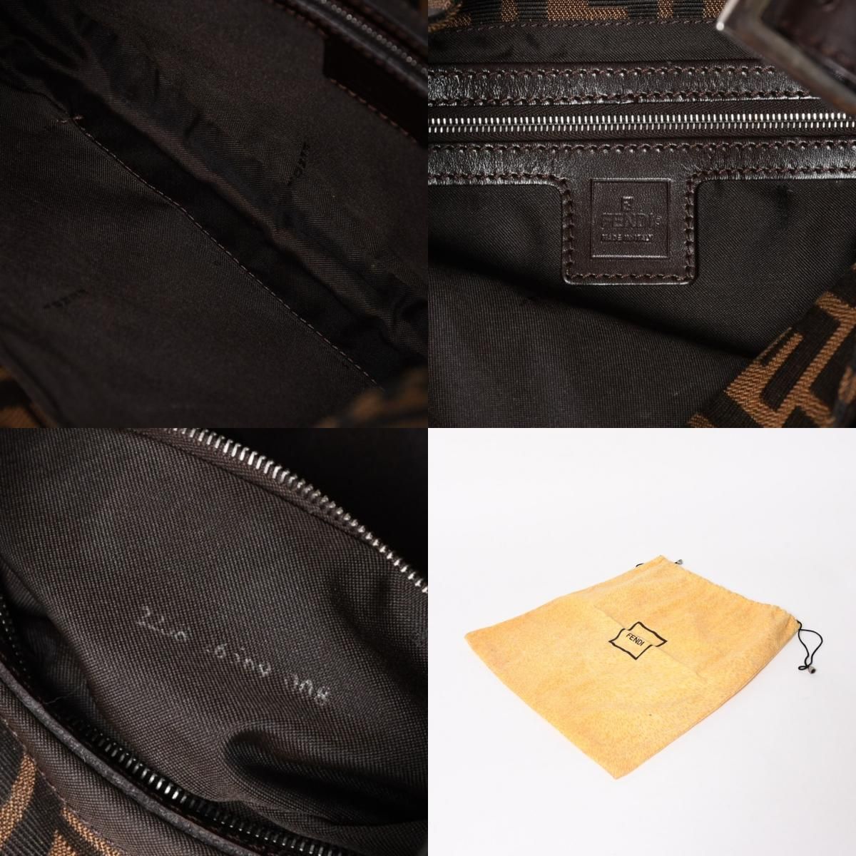 FENDI フェンディ ズッカ柄 セミショルダーバッグ マンマバケット