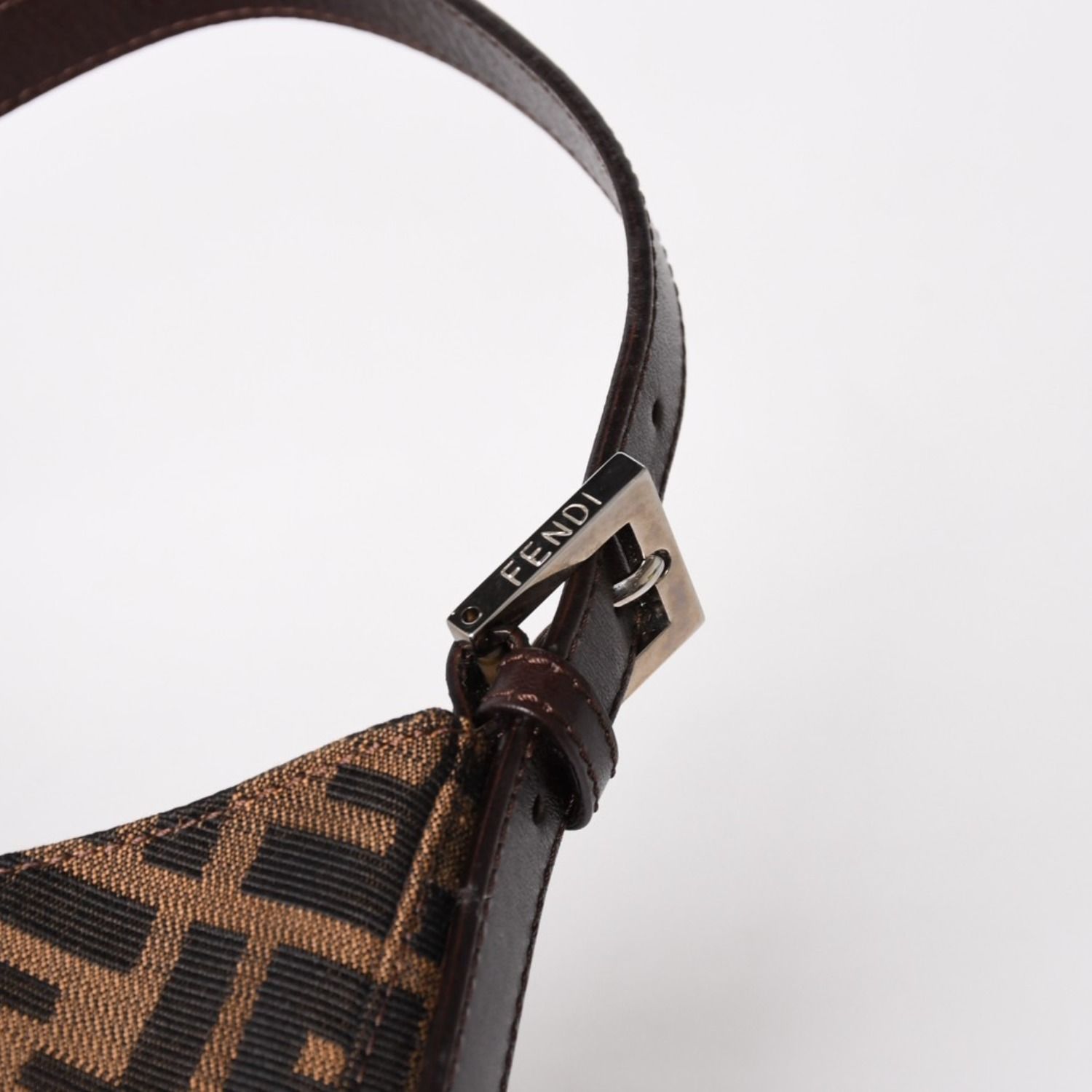 FENDI フェンディ ズッカ柄 セミショルダーバッグ マンマバケット
