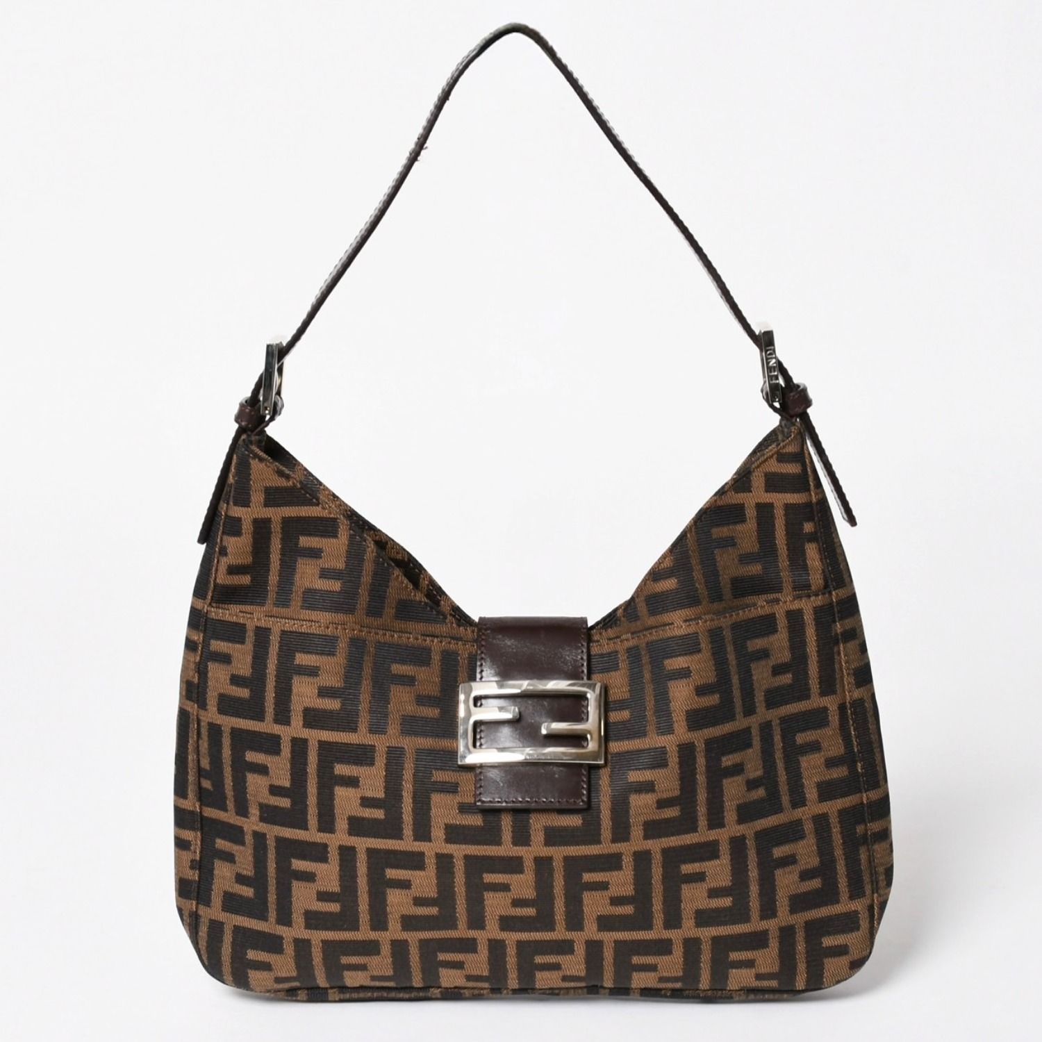 FENDI フェンディ ズッカ柄 セミショルダーバッグ マンマバケット