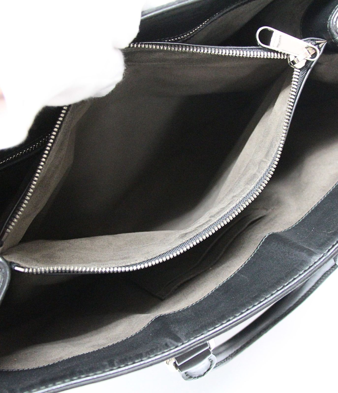 美品 GUCCI 2WAYトート ビジネスバッグ グッチシマ レザー 黒 428043