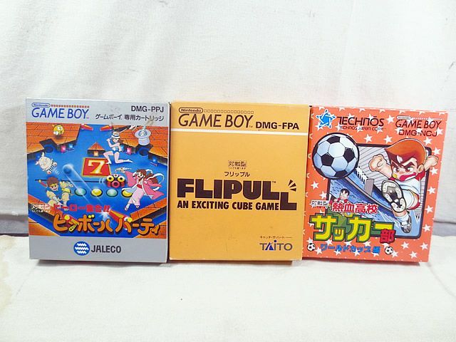 新品　ゲームボーイ GB　熱血高校サッカー部　フリップル　ピンボール　パーティ　セット 6,300円
