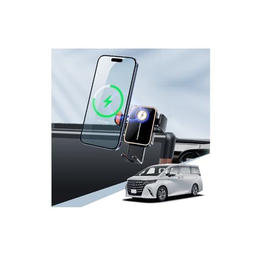 BIBIBO トヨタ アルファード/ヴェルファイア 40系 14インチHDディスプレイオーディオ 専用 ワイヤレス充電 スマホホルダー 15W急速充電 自動開閉 アルファード 40系 携帯ホルダー ヴェルファイア 40系 スマホスタンド 36 9a115320
