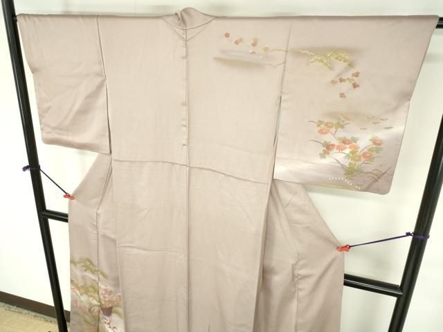 平和屋着物○訪問着 御所車花松文 暈し染め 金彩 正絹 逸品 DABH0858op