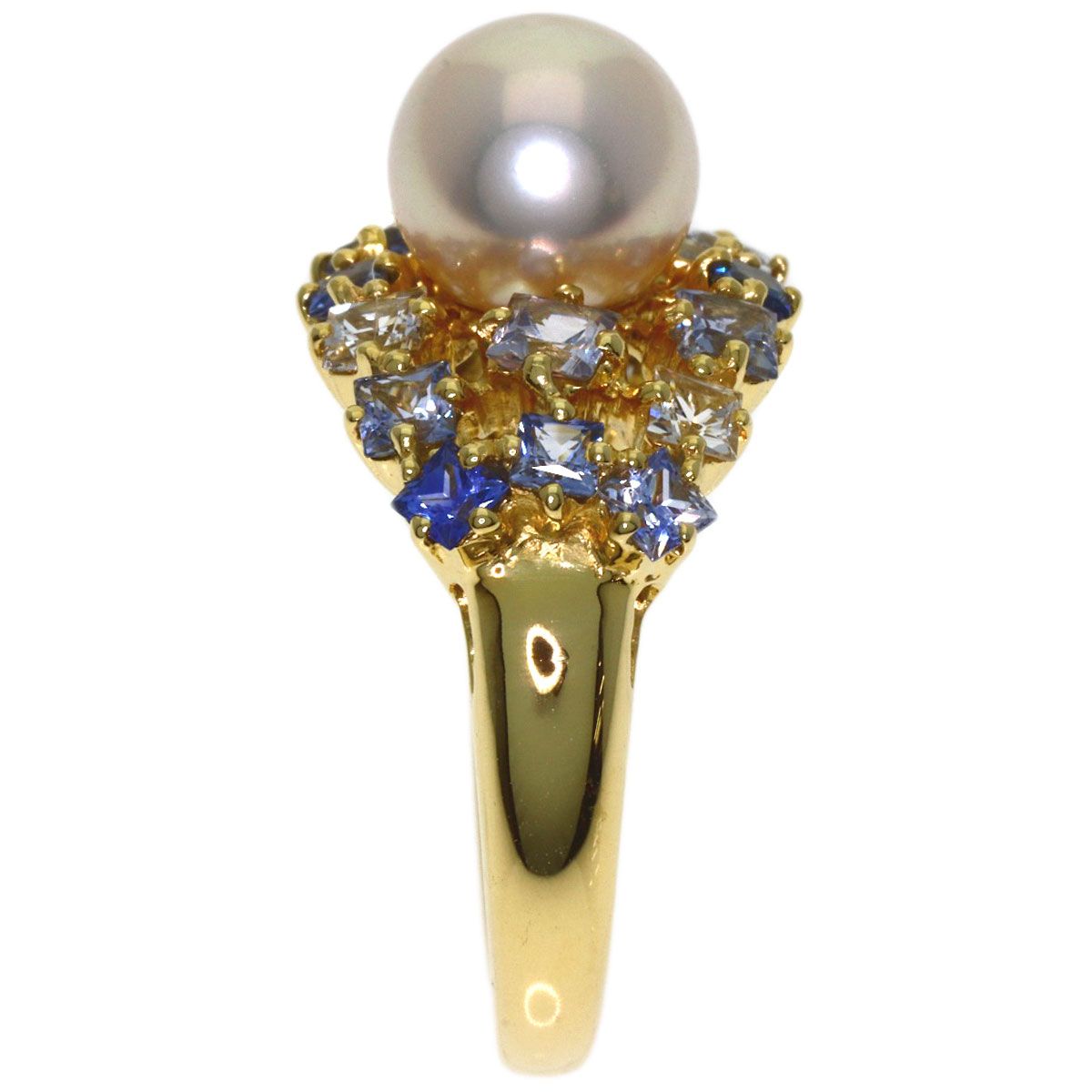 TASAKI タサキ パール 真珠 リング・指輪 K18YG レディース [中古