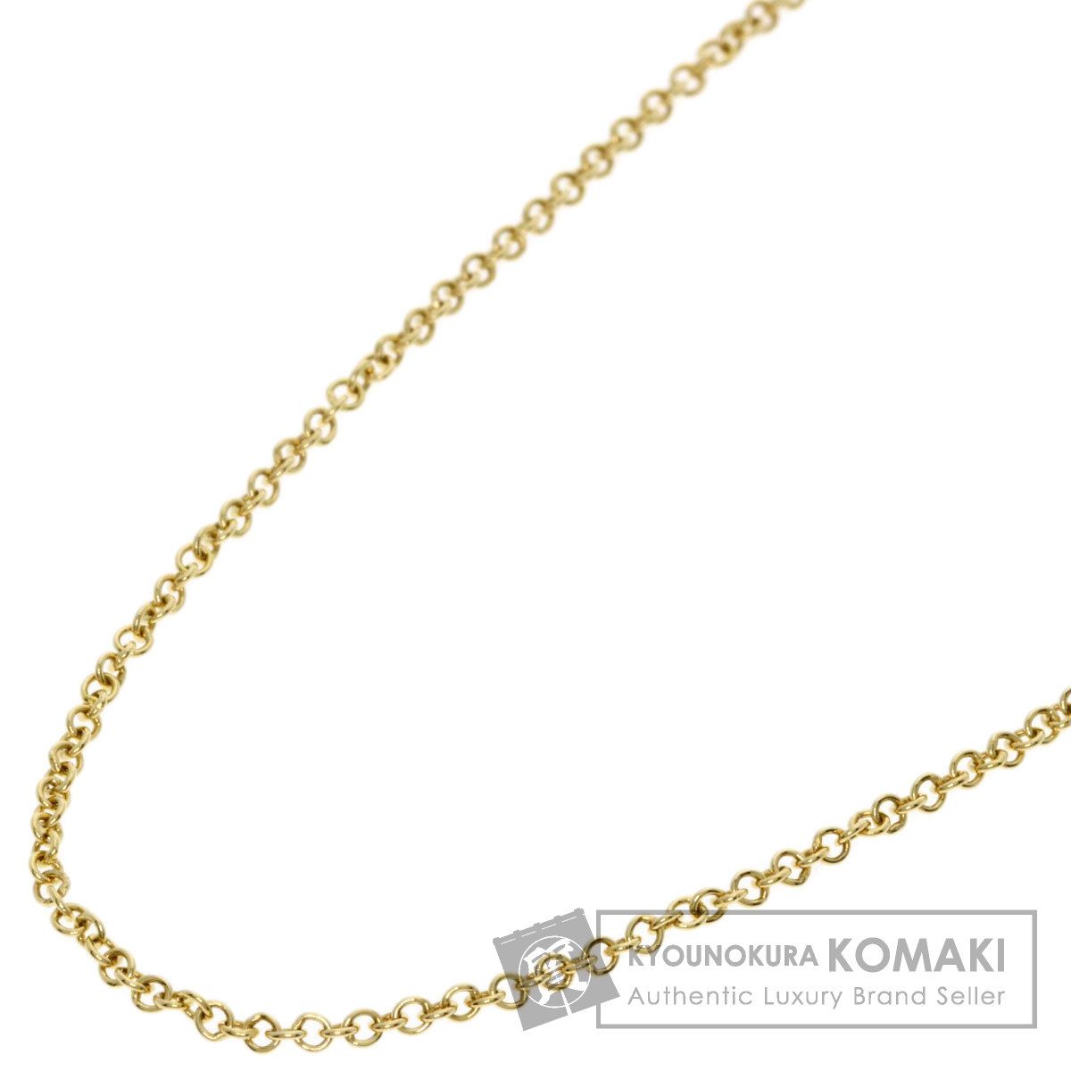TIFFANY&Co. ティファニー チェーン 40cm ネックレス K18YG レディース