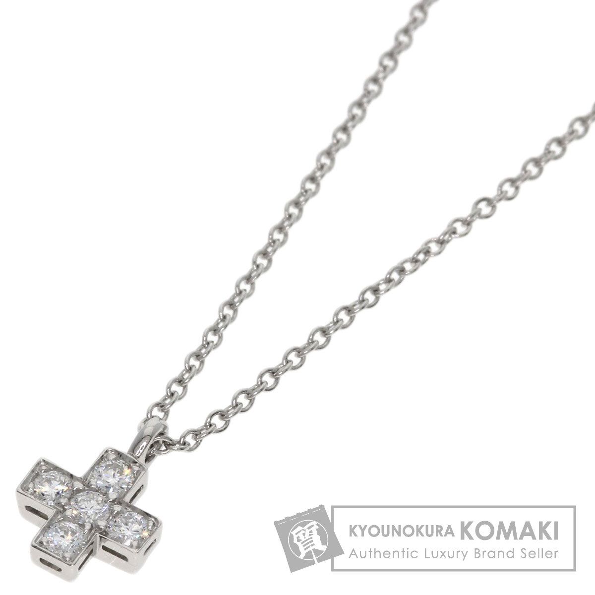 TIFFANY&Co. ティファニー クルーシーフォーム ダイヤモンド ネックレス PT950 レディース [中古]