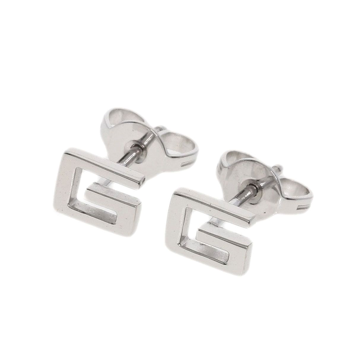 GUCCI グッチ Gロゴ ピアス K18WG レディース [中古] - メルカリ
