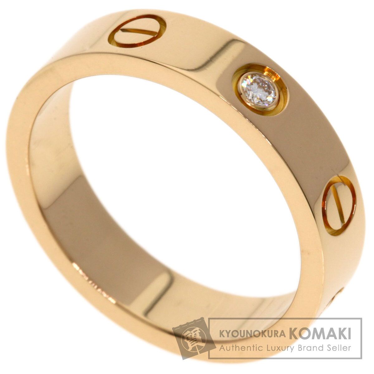 CARTIER カルティエ ミニラブリング 1P ダイヤモンド #48 リング・指輪