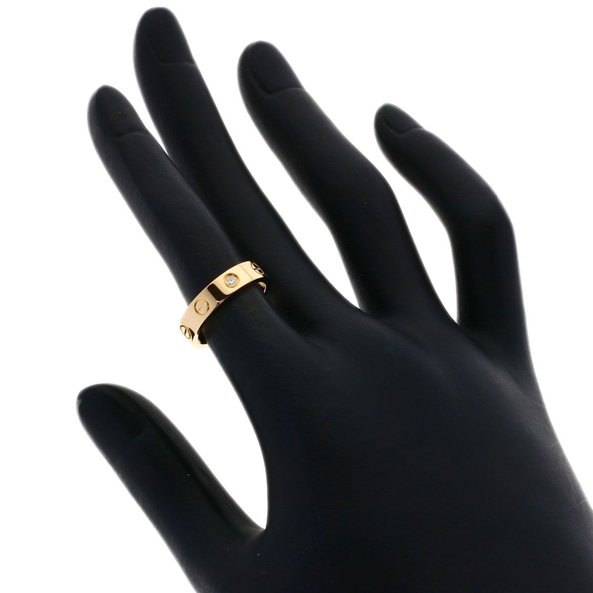 CARTIER カルティエ ミニラブリング 1P ダイヤモンド #48 リング・指輪