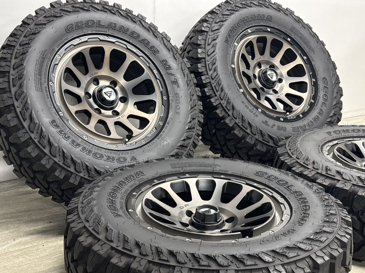 2025年製 バリ溝 美品】デルタフォース オーバル 17in 8J +20 PCD139.7